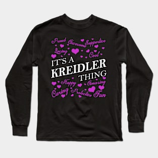 It's a KREIDLER Thing Long Sleeve T-Shirt